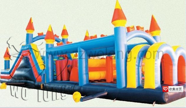 inflatable sports obstacle course, playground outdoor obstacle course