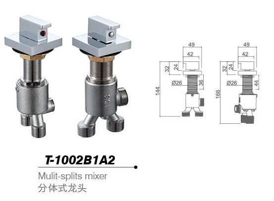 Bathtub mixer,Faucet,cold/hot water basin tap T-1002B1A2