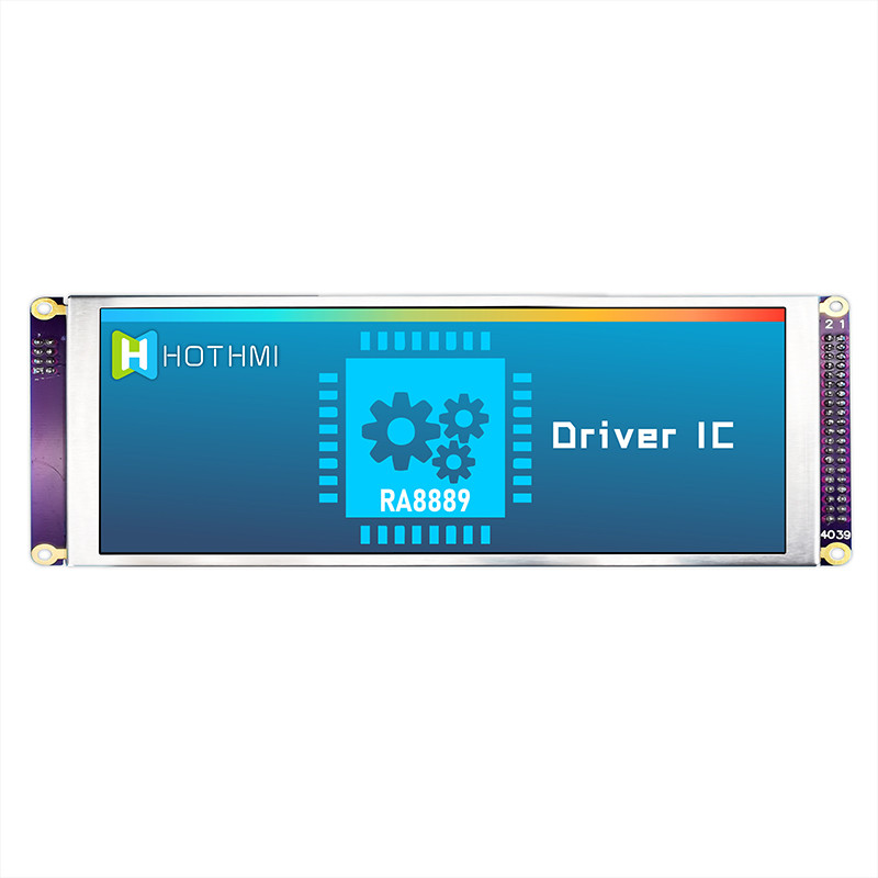 7.84 Inch Bar Style IPS TFT LCD Display 1280x400 MCU For Car Monitor