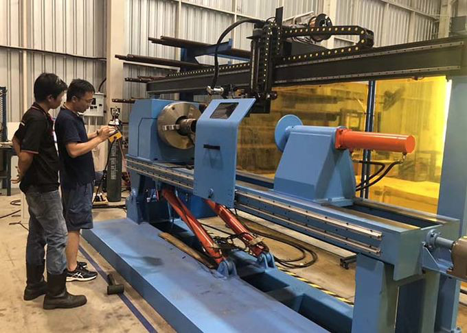 5MPa 5000mm Automatic Welding Machine For Hydraulic Cylinder