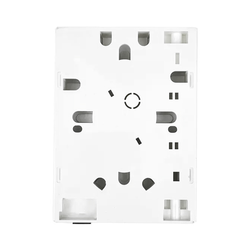 2 Cores Plastic Fiber Optic Faceplate Socket Panel SC Connector Type for Wired LAN Networks