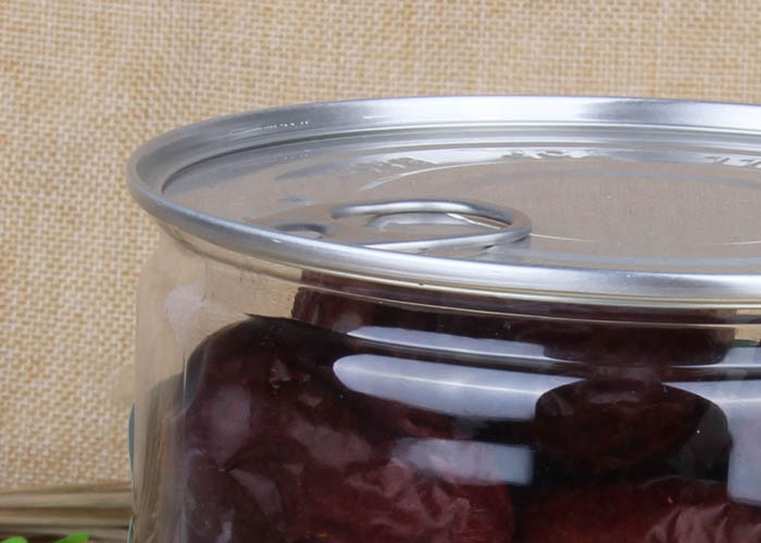 2200 ml Aluminum Lid PET Beverage Plastic Ring Pull Can For Snack