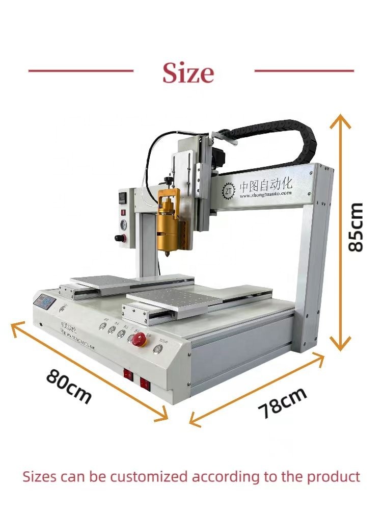 Desktop Installation CNC PCB Hot Melt Glue Automatic Dispensing Machine for 80*78*85cm