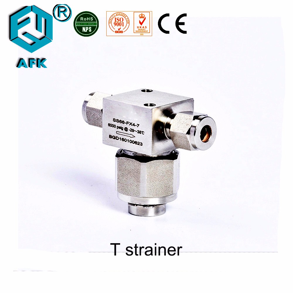 Tee Type Air Compressor Check Valve 6000Psi High Pressure 2μm~40μm