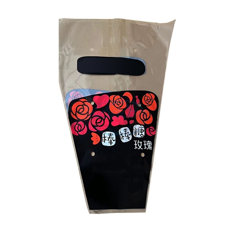 Waterproof Flower Bouquet Sleeves Plastic Flower Wrapping Sleeve