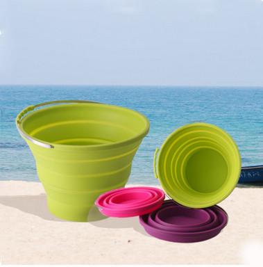 Virson OEM Folding Bucket / Foldable Water Bucket / camping Folded Bucket