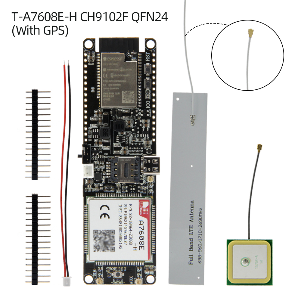 LILYGO T-PCIE SIM868 2G 3G Iot Module 4G Cat1 Cat4 Esp32 SIM7020G PCIE SIM7070G SIM7080G NB-IOT Gps Module