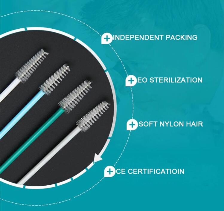 Nylon Floss PP Rod Rapid Test Nose Swab With 80mm Break Point