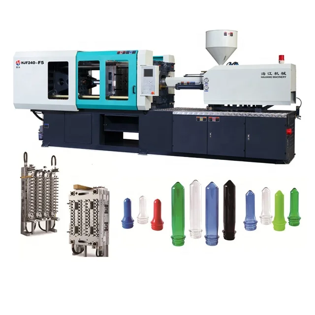 Fast PET Preform Injection Molding Machine With Screw Diameter 30-50mm