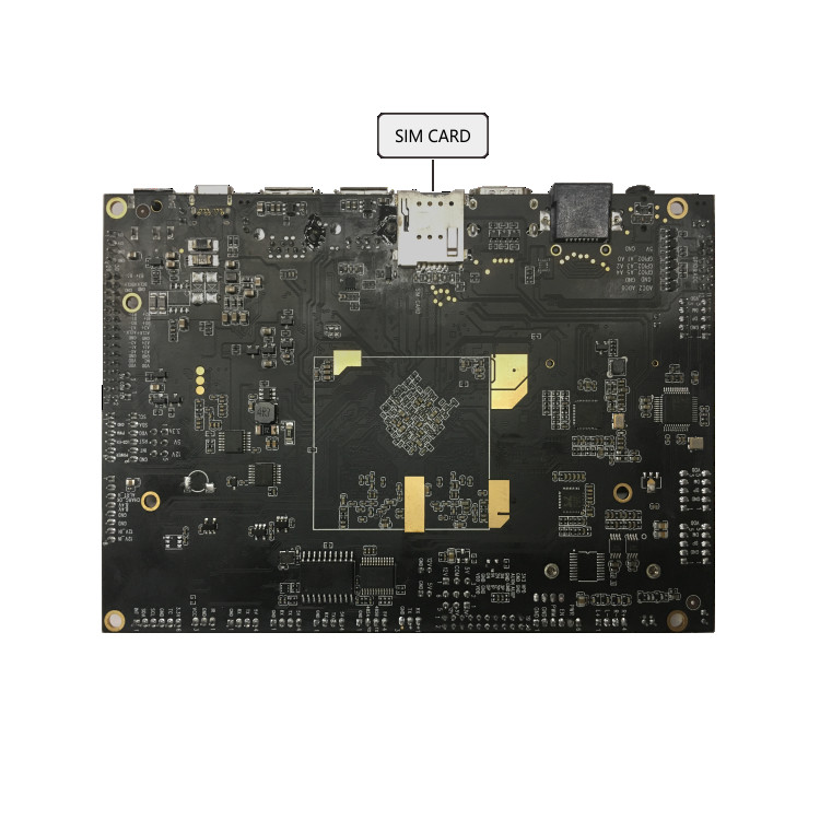 RK3399 6 Cores PCB Motherboard 2GB Main Frequency WiFi BT5.0 / EDP display
