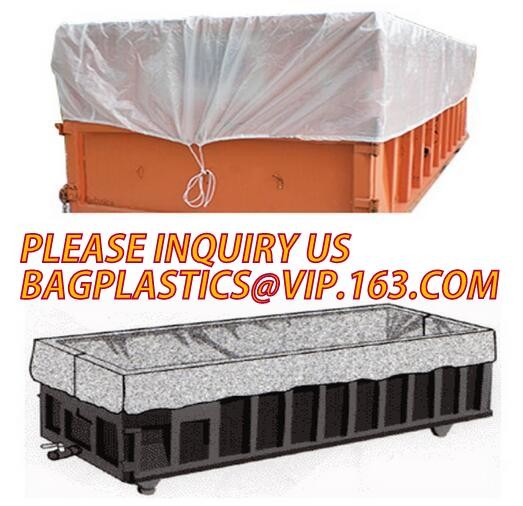 Extra Lagrge Woven Drawstring Dumpster Container 20 Yard Drawstring Black Dumpster Container Liners For Bagplastics