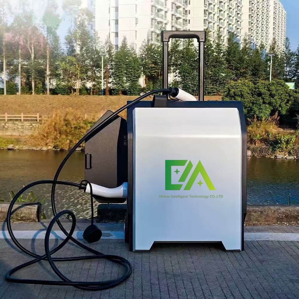 New Product Portable Movable Ccs2 3.5kwh 220V AC Fast Emergency Ev Charger Charging Station Mobile Ev Charger