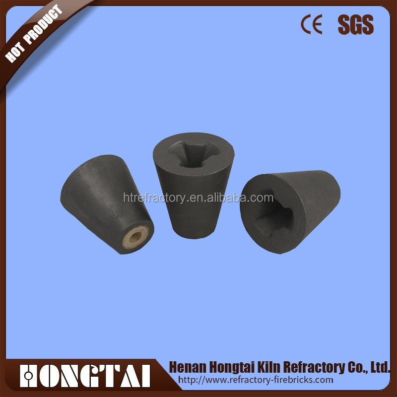 Zirconia Ceramic Nozzle Inserts for Tundish Metering Nozzle Fe2O3 0.1% ZrO2 HfO2 95-96%