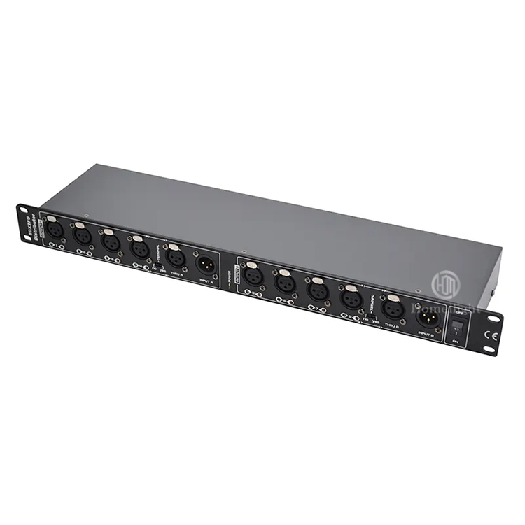 8 Way DMX Splitter Isolator Signal Amplifier For Stage Lighting Moving Head