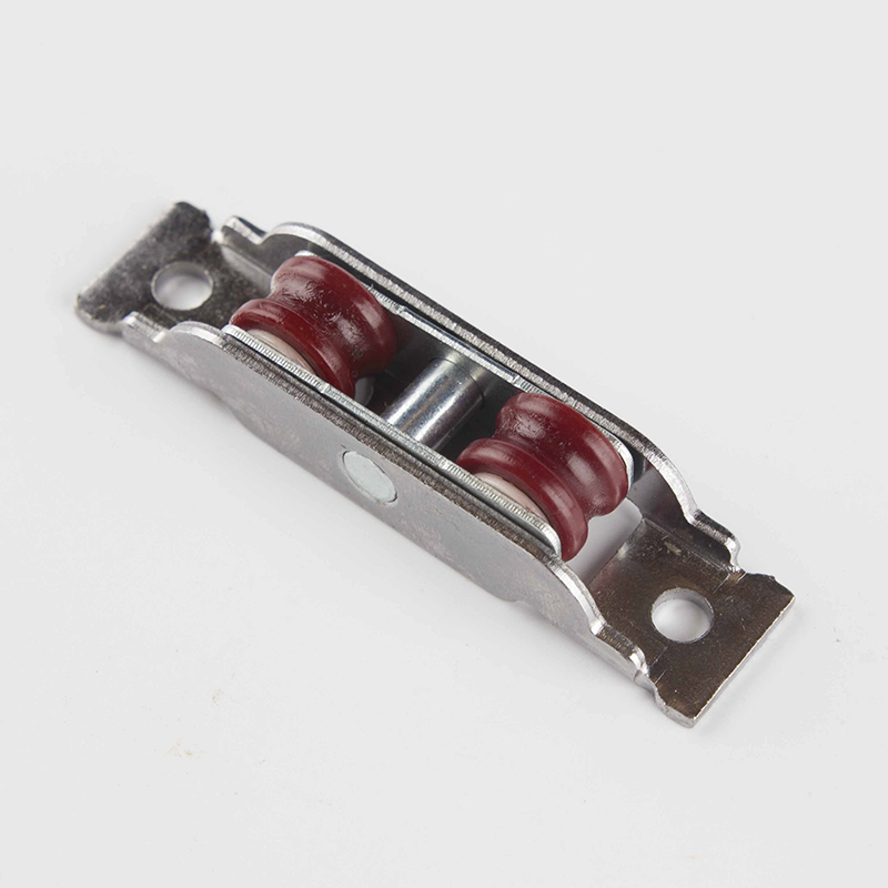 Hotel Villa Apartment Office Building 65mm Nylon Wheel UPVC Double Sliding Window Roller