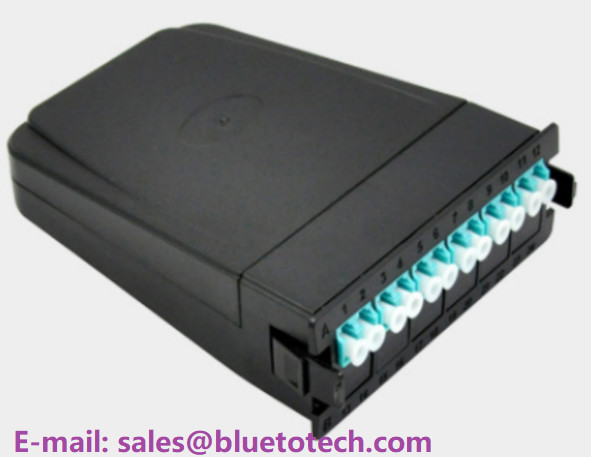 Multi Mode OM3 Fiber Optic Terminal Box Mpo Cassette Patch Panel