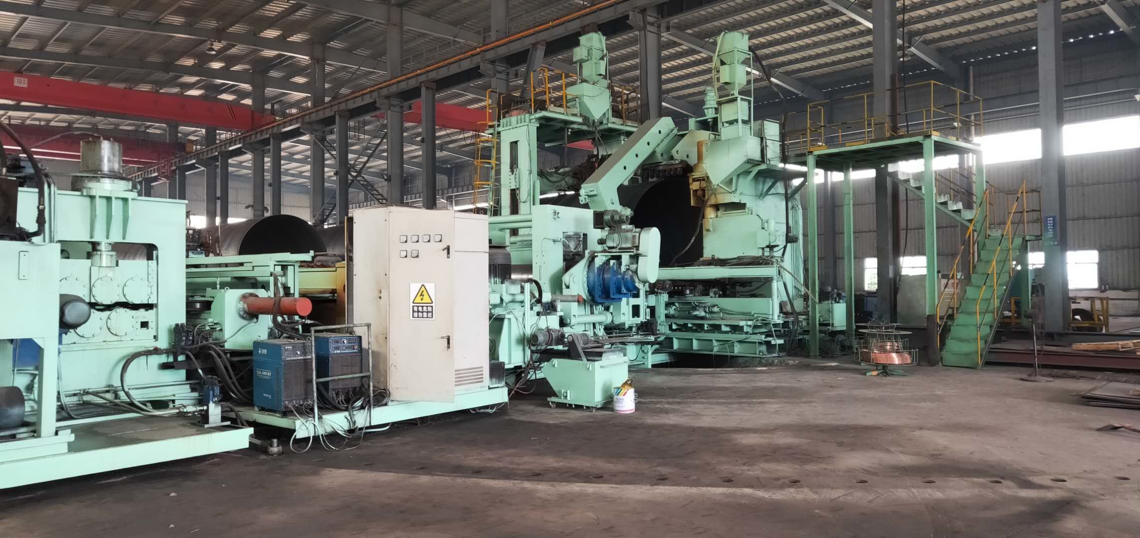 Advacned Carbon Steel Pipe Mill , 6-20mm Thickness Welded Pipe Production Line