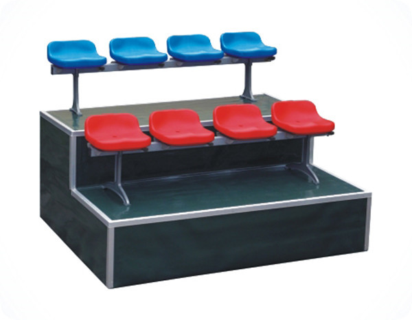 Durable Low Back Basketball Stadium Bucket Seats Flame Retardant