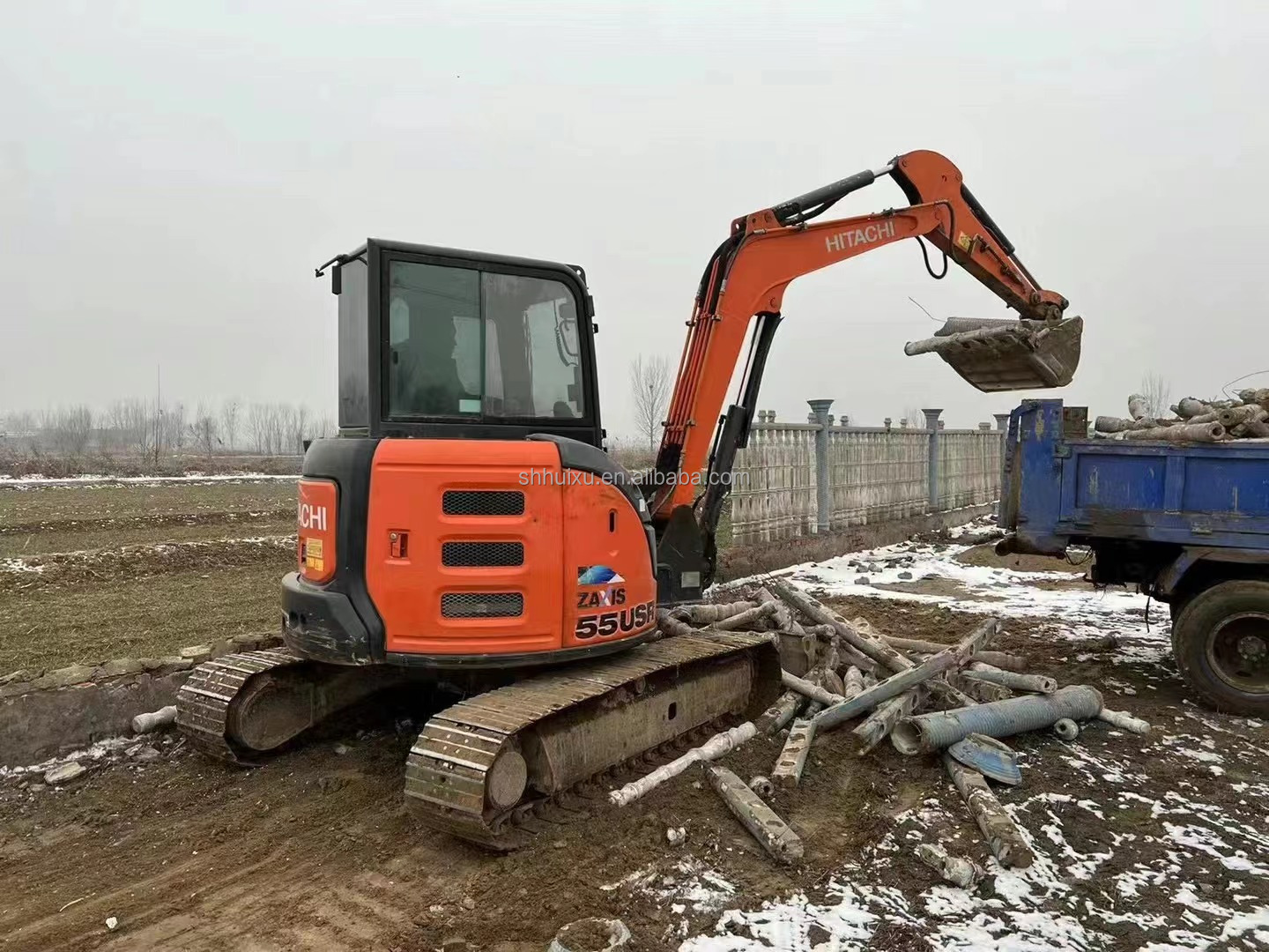 Hitachi hot sale Used mini digger Hitachi ZX55U Cheap price/Nice quality Hitachi ZX55U Second hand hydraulic crawler excavator