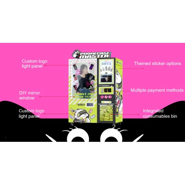 Commercial Self Service Mobile Phone Case Printing Vending Machine High Profit