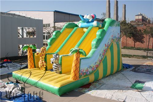 popular cartoon inflatable slide for sale