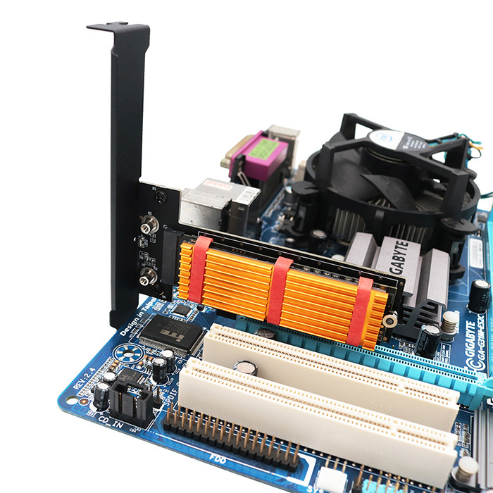 M.2 NGFF PCI-E Nvme SSD To PCI Express 3.0 X4 Host Adapter With Heatsink