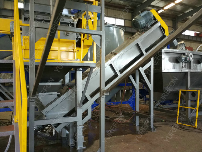 Custom High Performance PP Recycling Machine , Stainless Steel Plastic Film Washing Machine