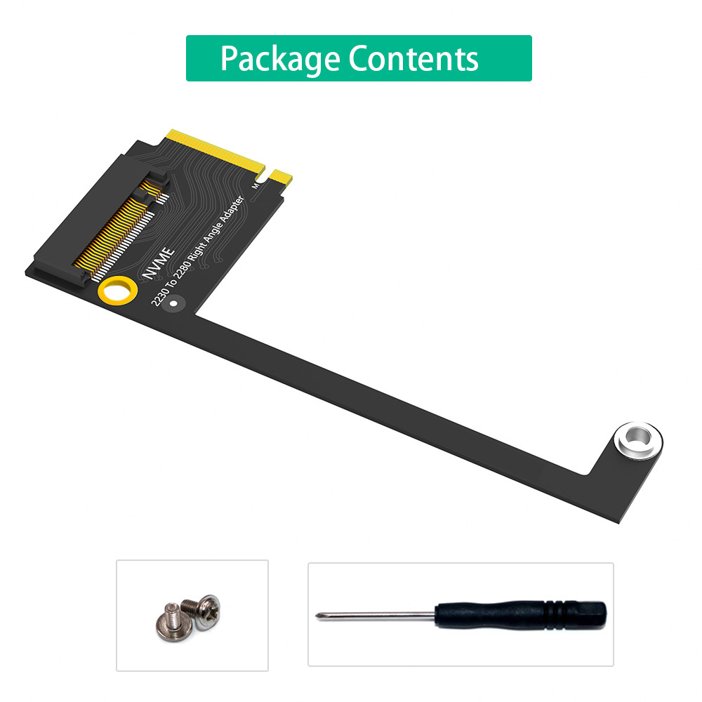 NVME M-Key M.2 PCIE 4.0 Adapter 2230 to 2280 SSD Hard Drive Expansion Board