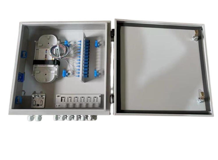 Waterproof Outdoor Wall Mount Fiber Enclosure Pole Mount 12 SC / UPC