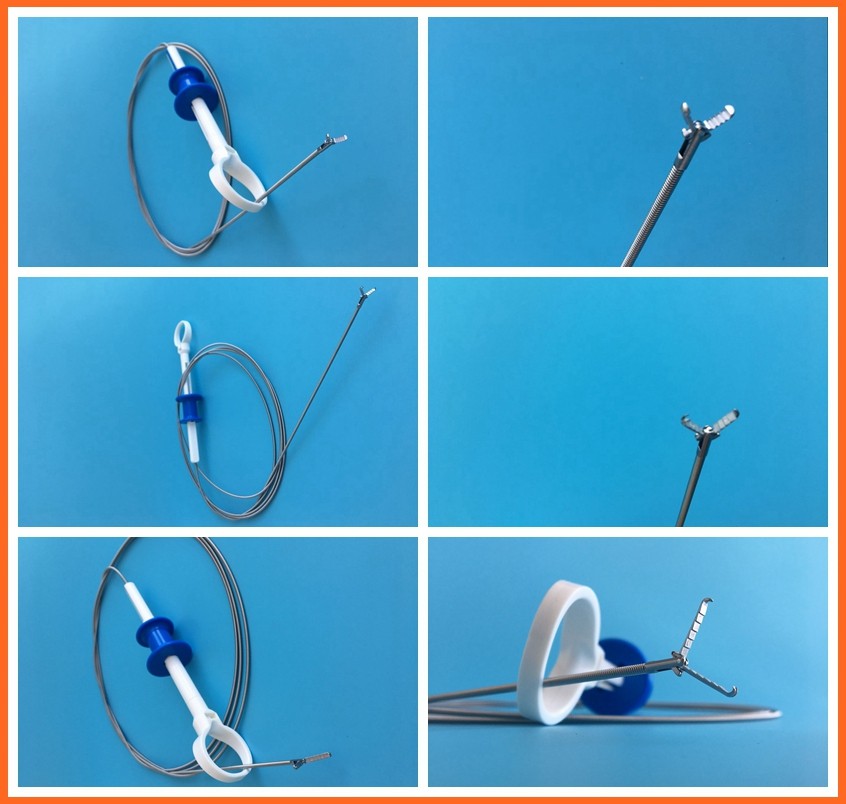 Disposable Flexible Alligator Forceps with rat tooth alligator for endoscope