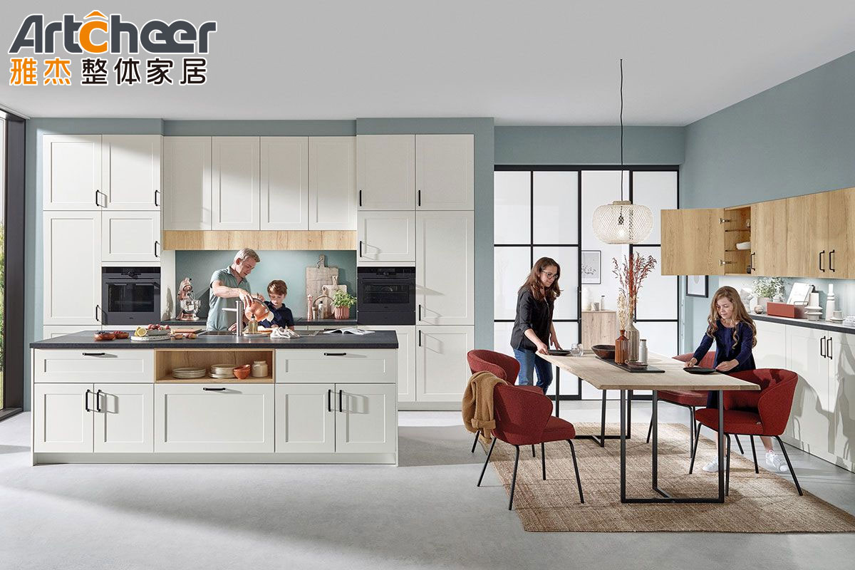 Home Furniture Modular Kitchen Wall Cabinet with Mail Packing N and Wood Material