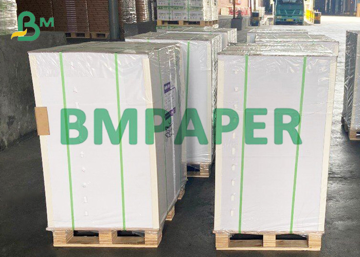 20LB Glossy Coated White Shimmer Kraft Paper For Product Tags