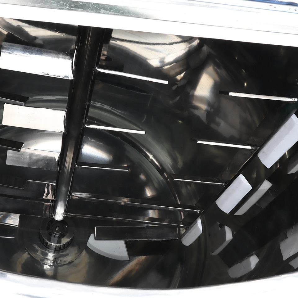 Industrial Blender Mixer Liquid Soap Making Machine Agitated With Heater SS Jacket Tank