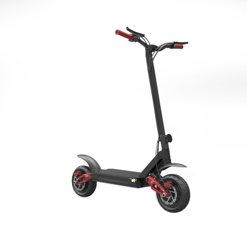 Aluminium Alloy Long Range Electric Scooter Foldable 10 Inch Tire 120 X 30 X 60cm