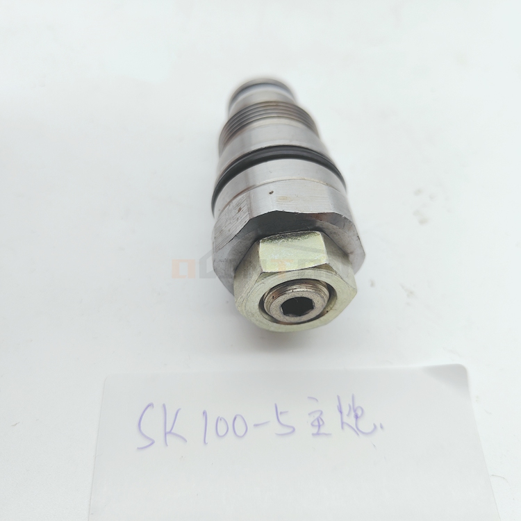 SK100-5 Excavator Main Relief Valve Digger Accessories For Construction Works