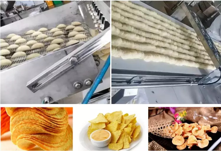 Stainless Steel Automatic Bakery Making Machine For Potato Chips 400 Kg/Hour
