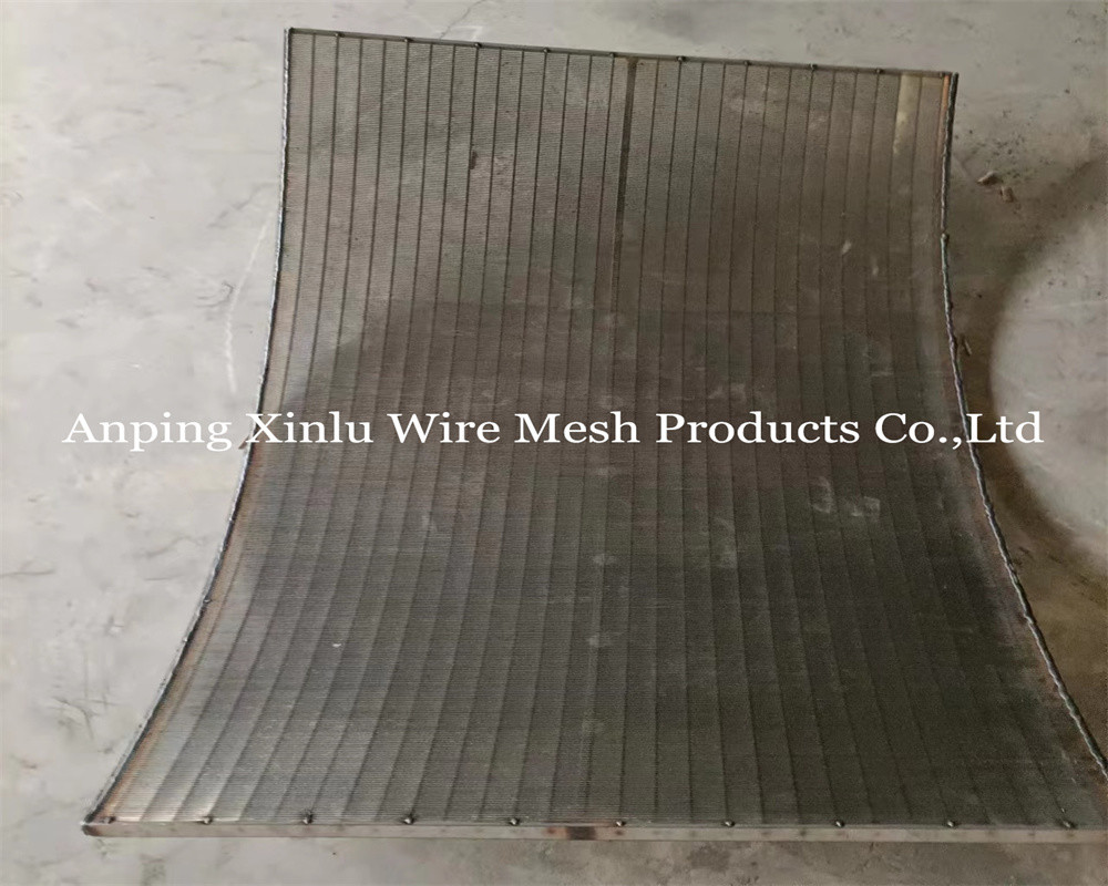 Wedge Wire Support Wire Flat Bed Panels Height 4.5X 5.5mm and Profile Wire 2.3*3.5mm