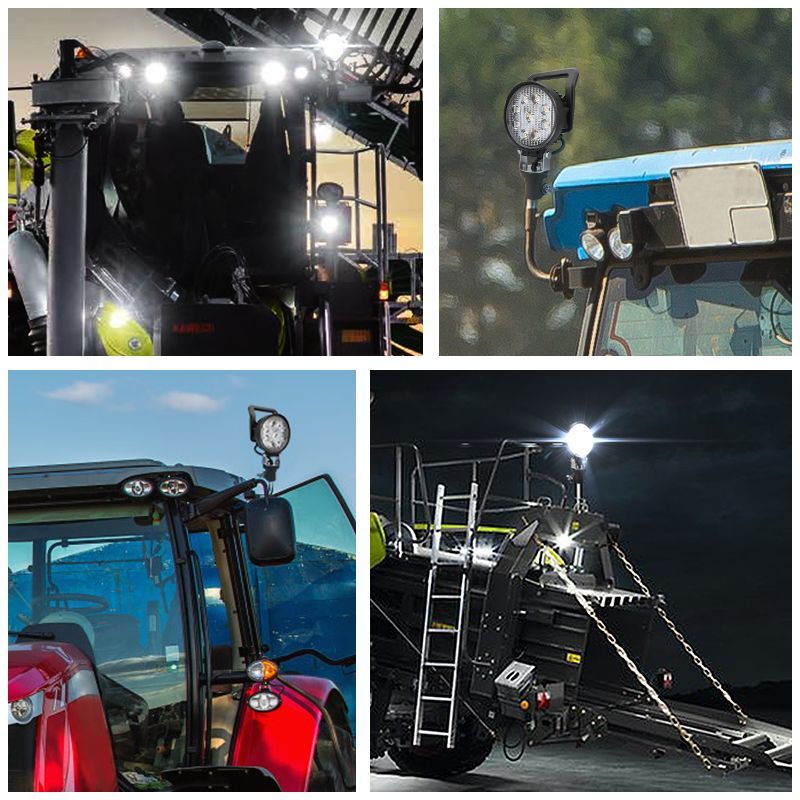 4.5&quot; 27W Flood Spot Square 9 LED Work Light DC12-24V