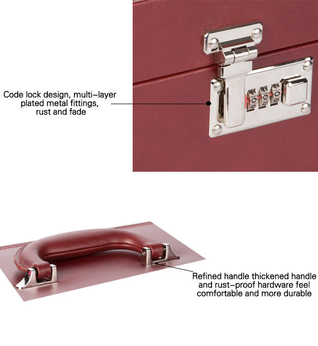 Storage Earring Organizer Box , Lockable Luxury Jewellery Packaging Boxes