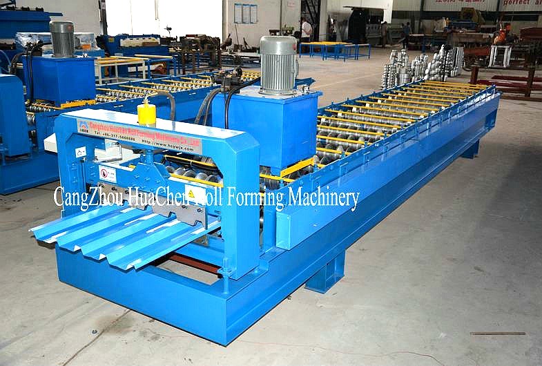 Standard 686mm IBR Roofing Sheet Roll Forming Machine With PLC Control System