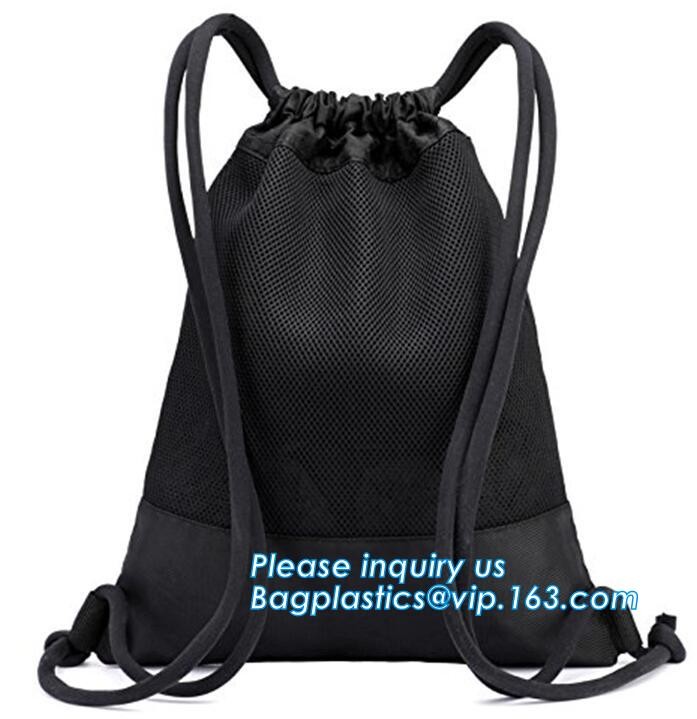 Promotion Custom Eco Friendly Sublimation Polyester Folding Shopping Bag,Promotional Sports Gym Sack Polyester Drawstrin