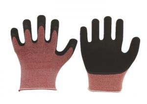 China Nitrile Foam Coated Cut And Puncture Resistant Gloves EN388 Certified on sale