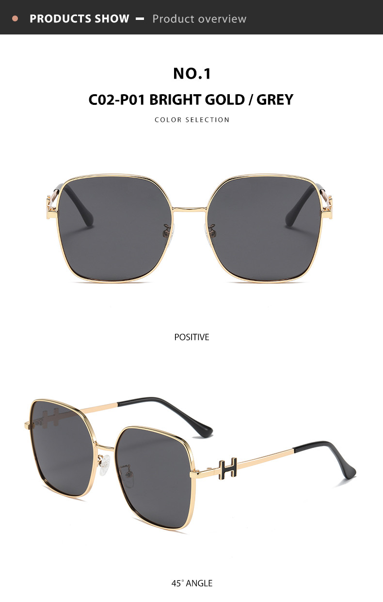 Outdoor Metal Frame Sunglasses 144mm UV Polarized Sunglasses For Prescription Lenses