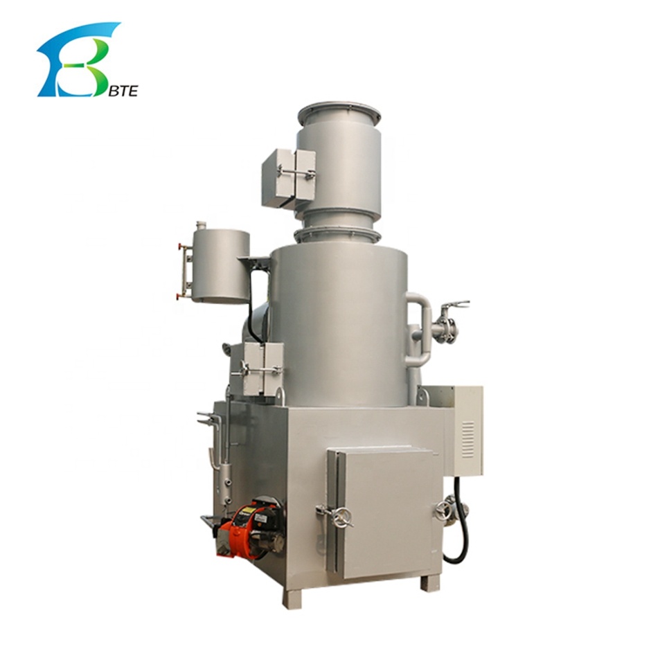 Incineration Plant Plastic Waste Incinerator 1000 kg Weight 20-500kgs/batch Capacity