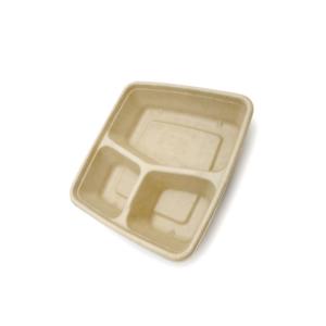 Buy cheap 100% Biodegradable Sugarcane Bagasse Takeaway Food Container Disposable product