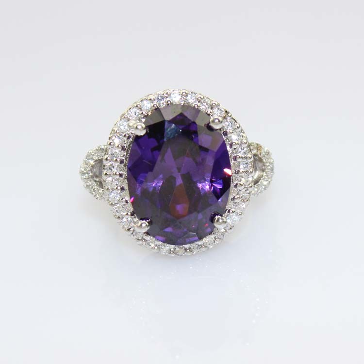 925 Silver 11mmx15mm Oval Champagne Citrine Ring Gemstone Jewelelry (R0090)