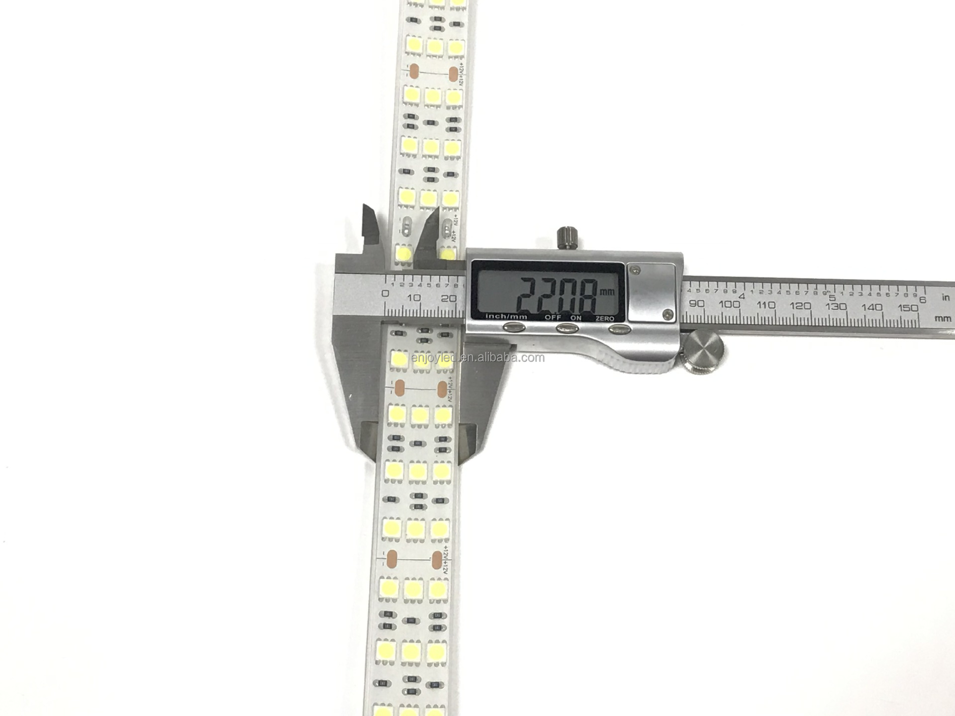 9000K 5050 12V Dimmable LED Strip Three Row 180 Lamps Led Tape