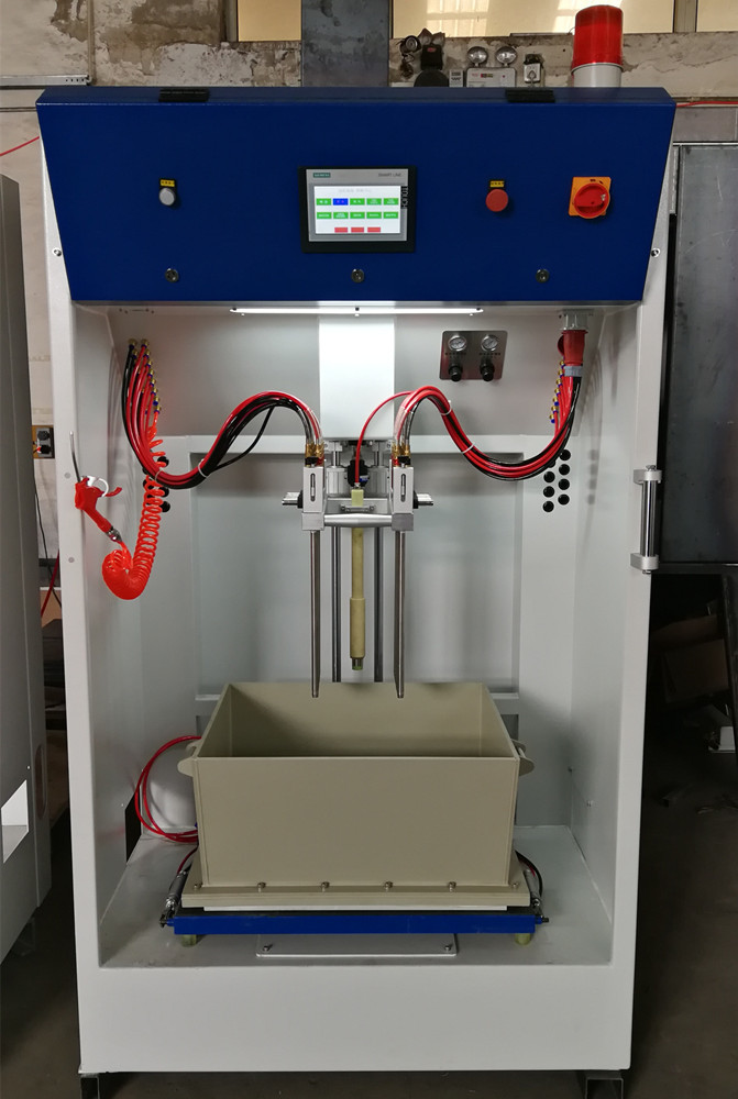 2880rpm Motor Powder Paint Booth For Electrostatic Spraying And Powder Recovery System