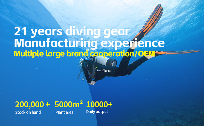 Hot Custom factory Low Volume Freediving Mask And Snorkel Sets Tempered glass diving mask set Adult