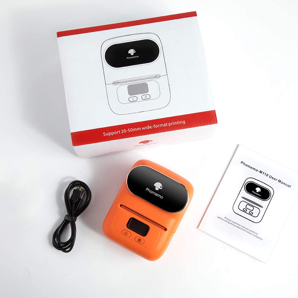 BT Thermal Label Maker Printer for Android iOS 20-45mm/s Printing Speed